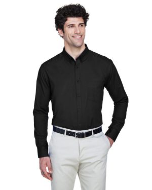 Core365 Men's Tall Operate Long-Sleeve Twill Shirt 88193T