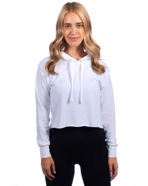 Next Level Ladies' Cropped Pullover Hooded Sweatshirt 9384