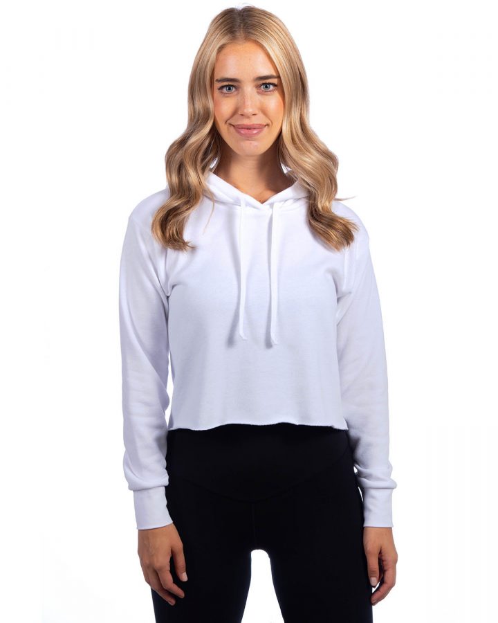 Next Level Ladies' Cropped Pullover Hooded Sweatshirt 9384