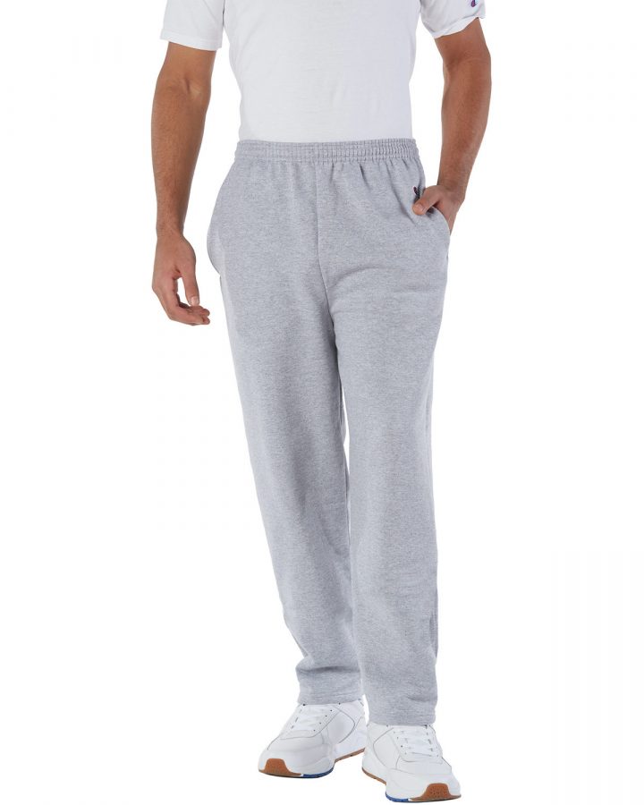 Champion Adult Powerblend® Open-Bottom Fleece Pant with Pockets P800