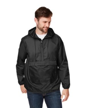 Team 365 Adult Zone Protect Packable Anorak Jacket TT77
